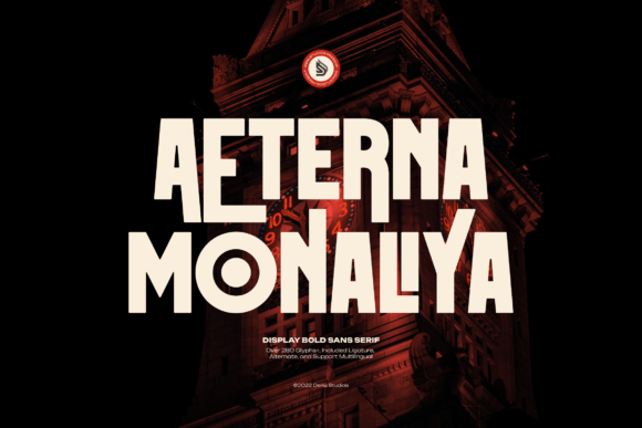 Aeterna Monaliya: The Bold Sans Serif Font for Scroll-Stopping Campaigns