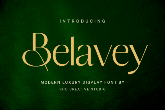 Belavey: A Modern Luxury Font for Polished Branding