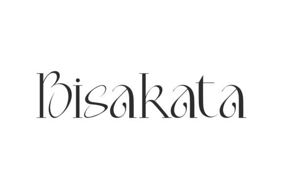Bisakata: A Premium Serif Font for High-Impact Campaigns