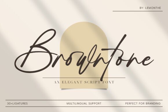 Browntone: The Premium Script Font for Scroll-Stopping Campaigns