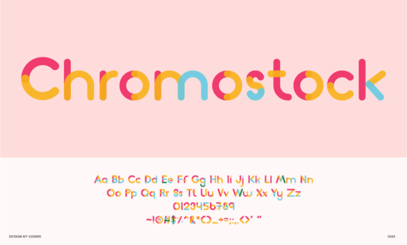 Chromostock: A Bold Font for Modern Branding