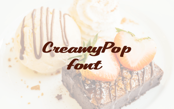 Creamy Pop: A Fresh Sans Serif Font for Modern Brand Identity