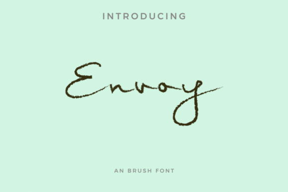 Envoy: A Charismatic Script Font for Authentic Brand Identity