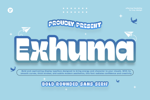 Exhuma: The Bold Font That Brings Handmade Goods to Life