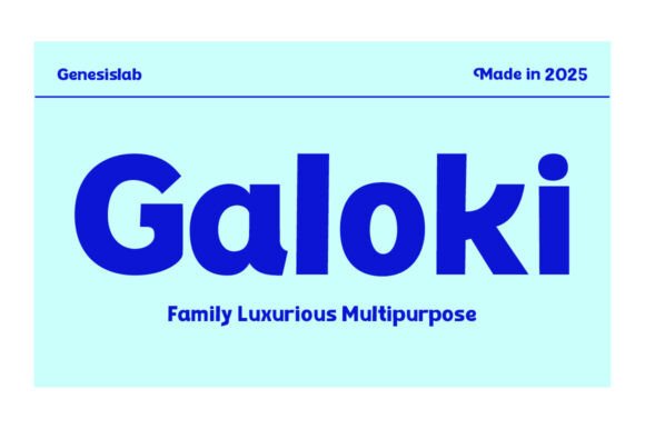 Galoki: The Bold Sans Serif Typeface That Transformed My Brand