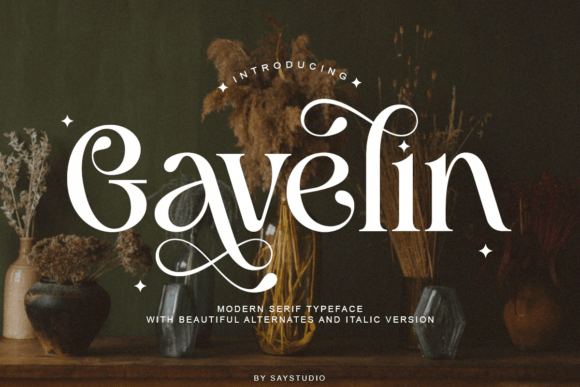 Gavelin: The Modern Serif Typeface for Handmade Branding