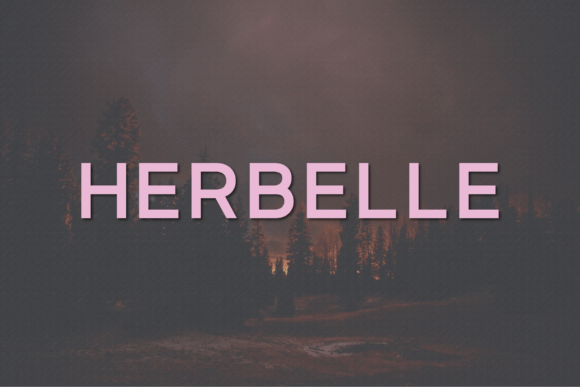 Herbelle: A Modern Sans Serif for Branding and Design