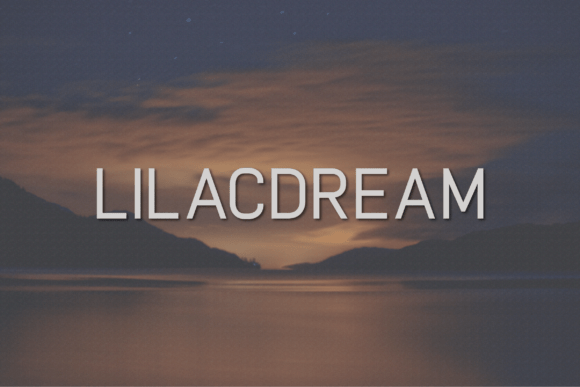 Lilacdream: A Modern Sans Serif Font for Campaign Creativity