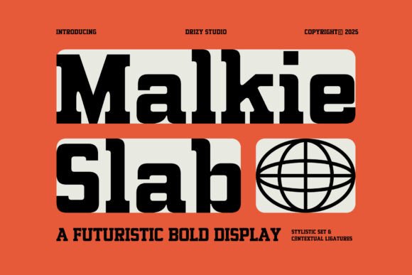 Malkie Slab: A Bold Typeface for Modern Editorial Design