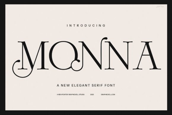 Monna Typeface: A Modern Serif for Authentic Branding