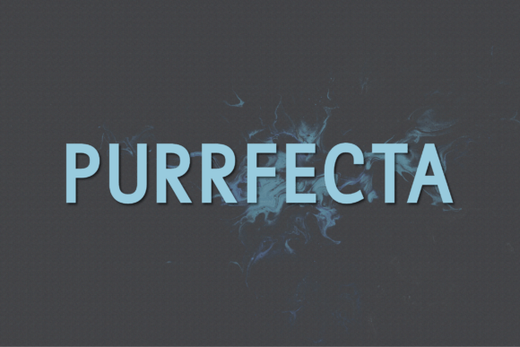 Purrfecta: A Modern Sans Serif Font for Branding Projects