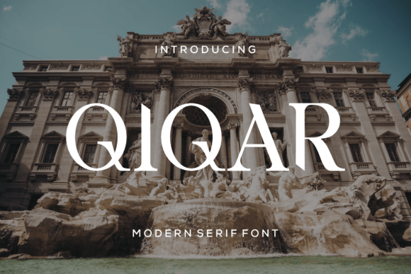 Qiqar: A Modern Serif Font for Editorial Design