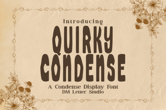 Quirky Condense: The Playful Display Font for Modern Editorial Design