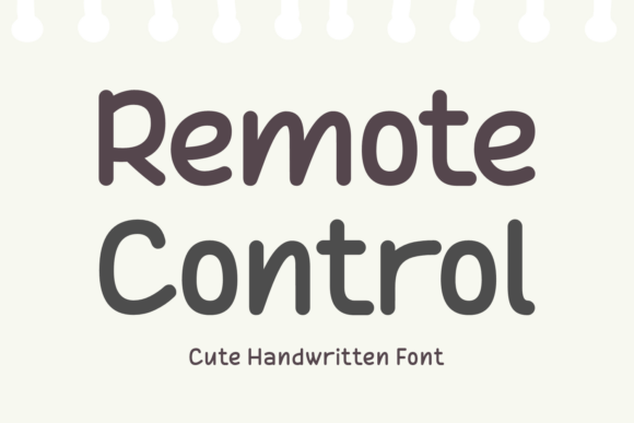 Remote Control: The Perfect Typeface for Polished Small Business Branding