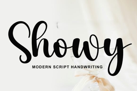 Showy: The Modern Handwritten Typeface for Digital Brands