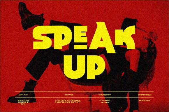 Speak Up: The Modern Typeface That Elevates Your Digital Campaigns