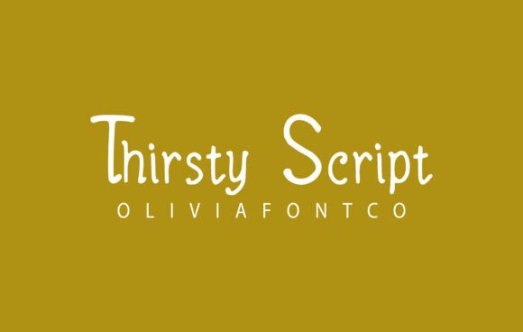 Thirsty Script: The Perfect Handwritten Font for Crafters and Sellers