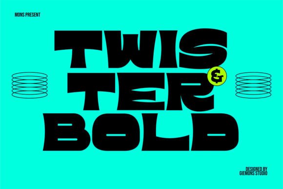 Twister Bold: The Dynamic Typeface for Edgy Brand Identity