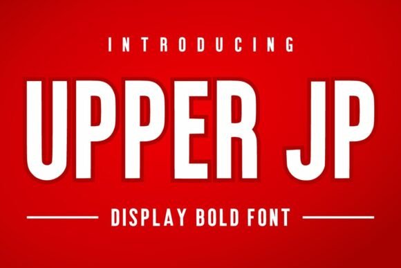 Upper Jp Font for Handmade and Commercial Projects