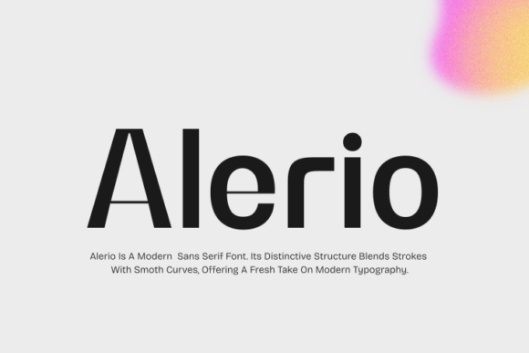 Why Alerio Became My Go-To Sans Serif for Modern Web Design
