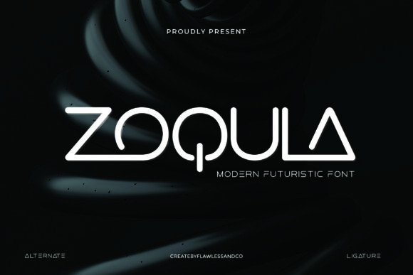 Zoqula: A Futuristic Sans Serif Font for Bold Branding
